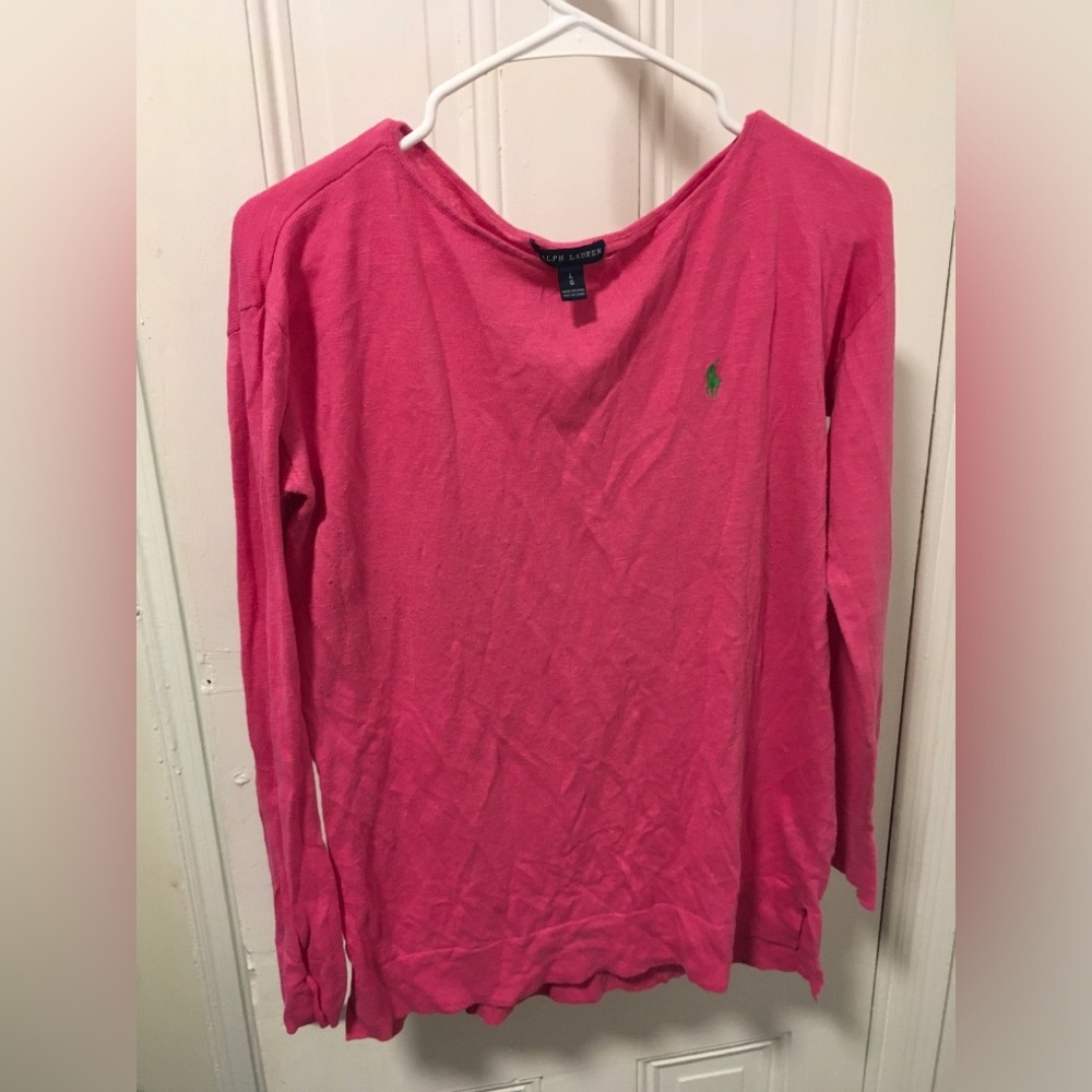 Ralph Lauren Vibrant Pink Top